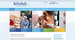 Desktop Screenshot of betterbacks.com.au